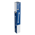 Evekare 600mm White Concealed Flange Grab Rail - 250kg Capacity - 304 Stainless Steel - SuperSaverAU - view 2