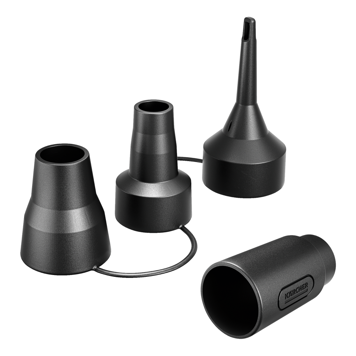 Karcher Blower Adapter Kit - Wet Dry Vacuum Accessory - 3 Nozzles - 70mm x 80mm x 110mm - SuperSaverAU - view 1