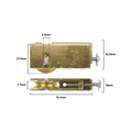 Rolltrak Adjustable Steel Carriage and Brass Roller - Patio Door