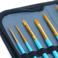 Boyle Essentials Brush Value Pack - 10 Gold Taklon Synthetic Brushes - 220mm x 10mm x 275mm - SuperSaverAU - view 3