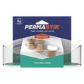 Permastik Clear Self-Adhesive Utility Caddy, 1kg Capacity