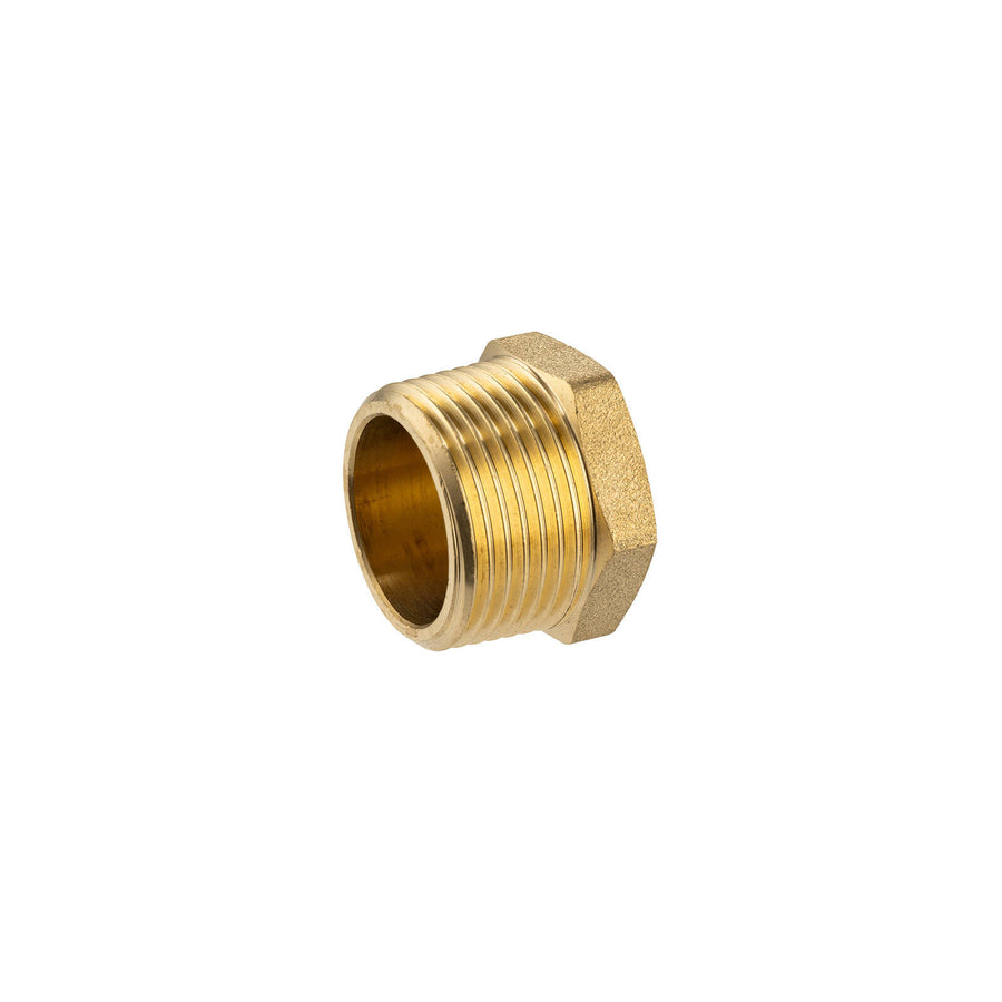 Brasshards 20mm Lead Free Brass Threaded Hex Plug