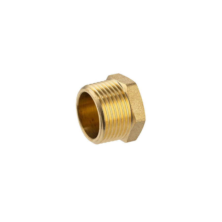 Brasshards 20mm Brass Threaded Hex Plug - Lead-Free - Corrosion Resistant - SuperSaverAU - view 1