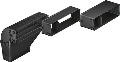 Bosch Black Rangehood Accessory for Ducted Extraction - 175mm High 80mm Wide - HEZ381401