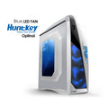 Huntkey MVP Pro  Gaming computer chassis - Blue (No PSU Included, NO FAN Included) - SuperSaverAU - view 2