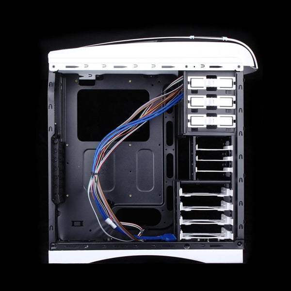 Huntkey MVP Pro  Gaming computer chassis - Blue (No PSU Included, NO FAN Included) - SuperSaverAU - view 5