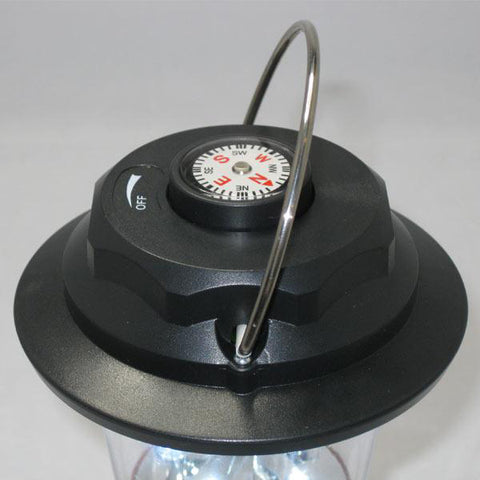 Portable LED Lantern with FM Radio, Compass, 10 x 18 cm, 8 LEDs - SuperSaverAU - view 2