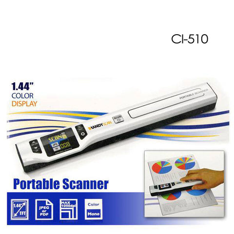 Digitalk Portable Handheld A4 1050dpi Photo & Document Scanner (CI-510) - SuperSaverAU - view 2