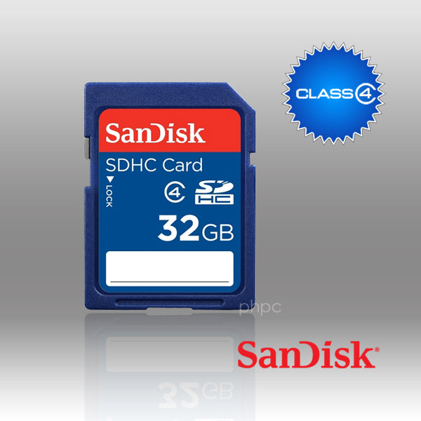 SANDISK SDHC SDB 32GB CLASS 4 - SuperSaverAU - view 1