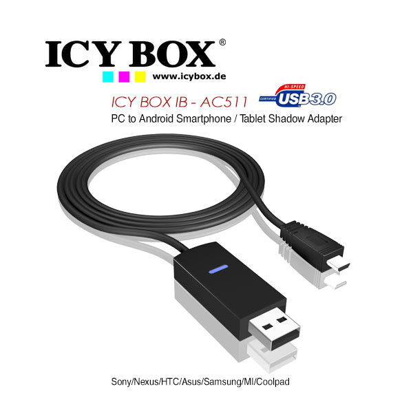 ICY BOX IB-AC511 PC to Android Shadow Adapter