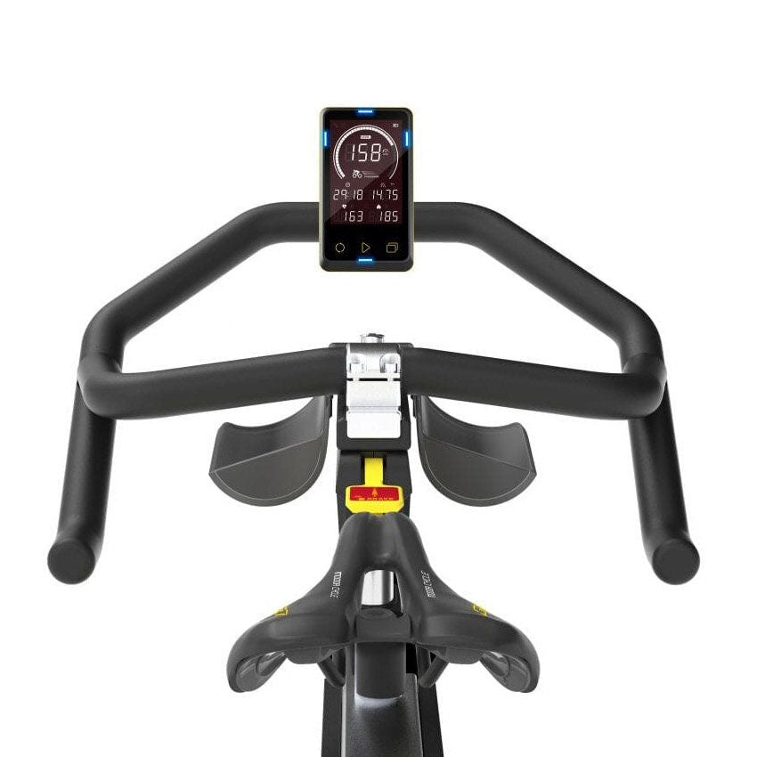 Horizon Fitness GR3 spin bike - micro-adjustable tension - Glow Ride lighting - 3 handlebar positions - HZ-GR3