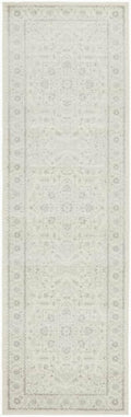Rug Culture Evoke Runner Rug 300x80cm - White Power Loomed Polypropylene - EVO-261-WHI-300X80