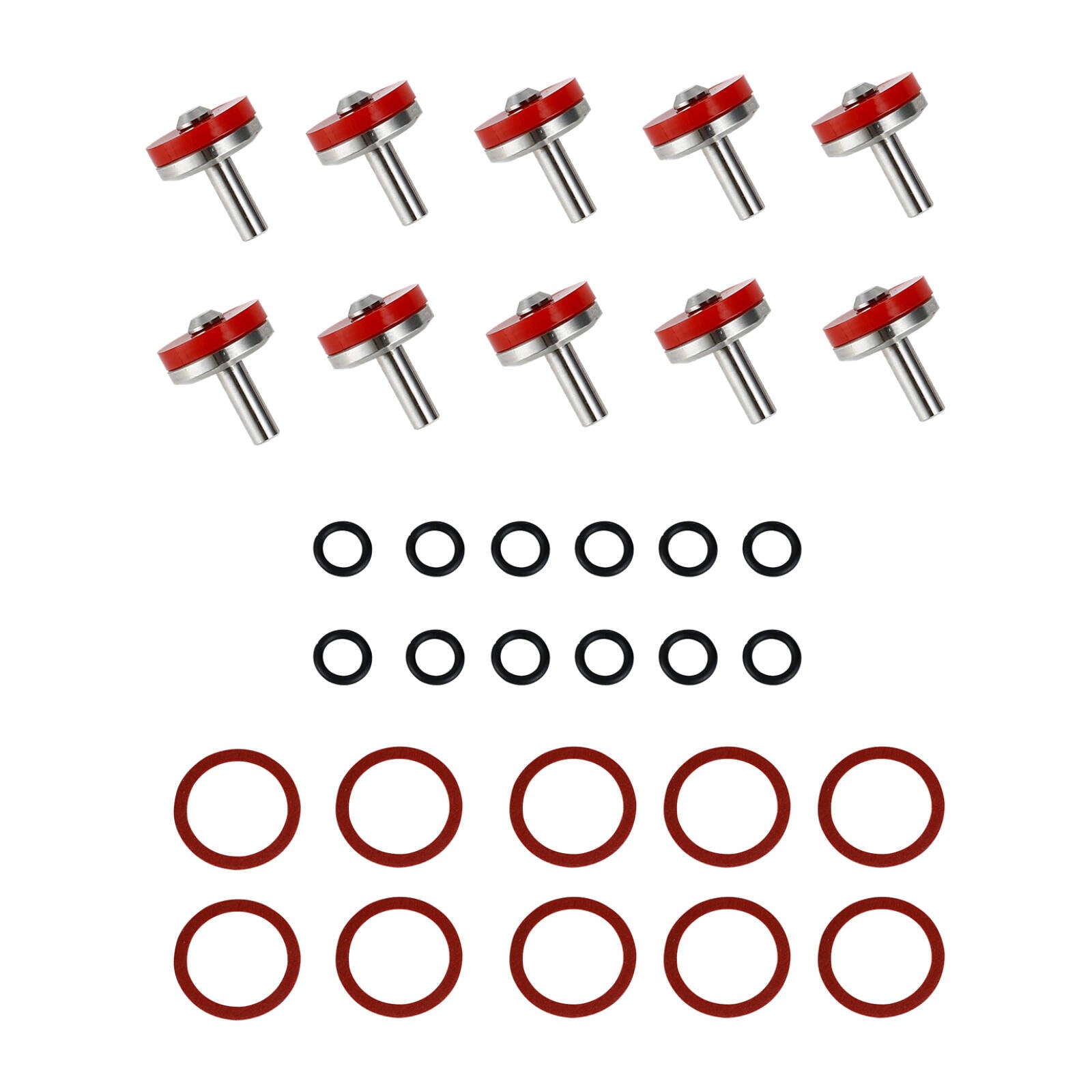 EnduraSeal 12mm Stainless Steel Tap Valves Hot & Cold - 10 Pack