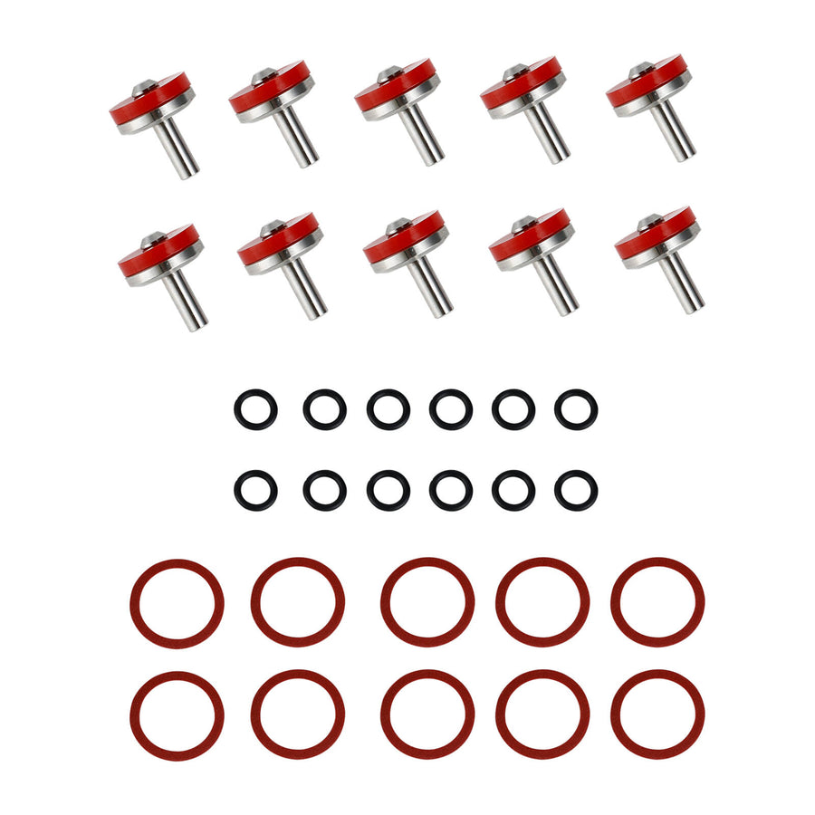 EnduraSeal 12mm Stainless Steel Tap Valves Hot & Cold - 10 Pack
