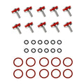 Enduraseal 12mm Premium Stainless Steel Tap Valves 10 Pack - Durable - Leak-Free - SuperSaverAU - view 1