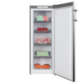 CHiQ 166L Hybrid Upright Freezer - Stainless Steel, Frost Free, Multi Air Flow, Reversible Door - CSH165NSS