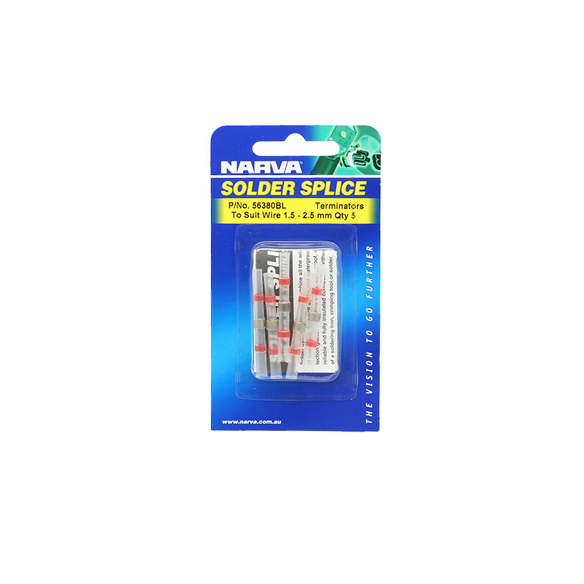 Narva Electrical Solder Splice Terminator 1.5-2.5mm Polyolefin Waterproof - SuperSaverAU - view 1
