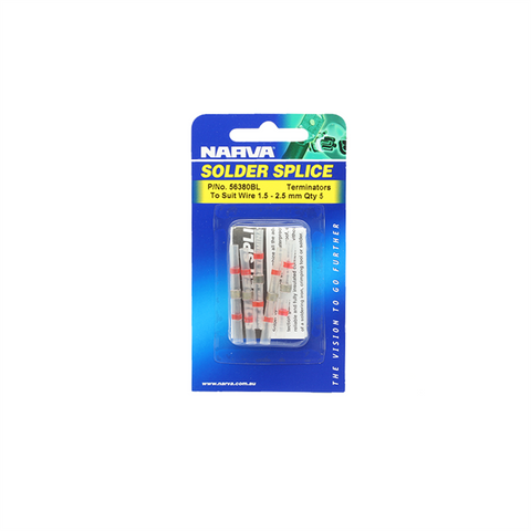 Narva Electrical Solder Splice Terminator 1.5-2.5mm Polyolefin Waterproof - SuperSaverAU - view 1