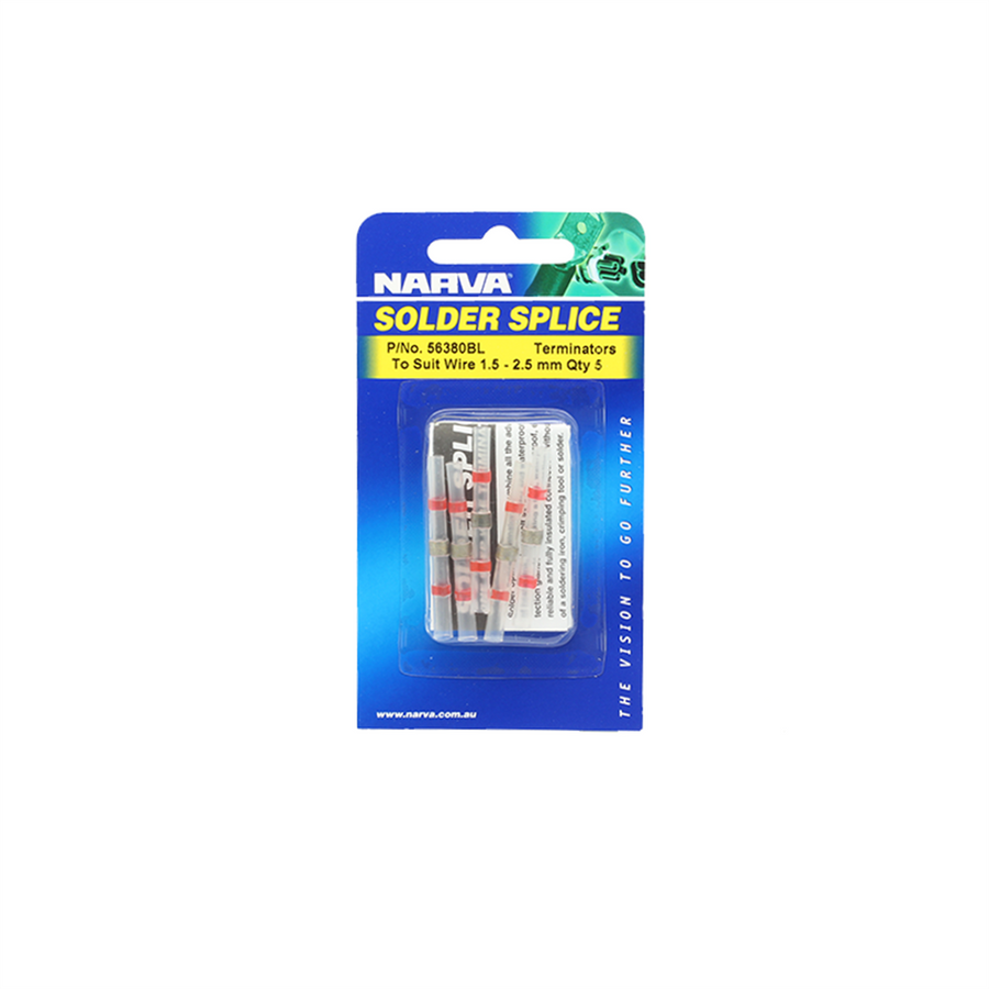 Narva Electrical Solder Splice Terminator 1.5-2.5mm Polyolefin Waterproof - SuperSaverAU - view 1