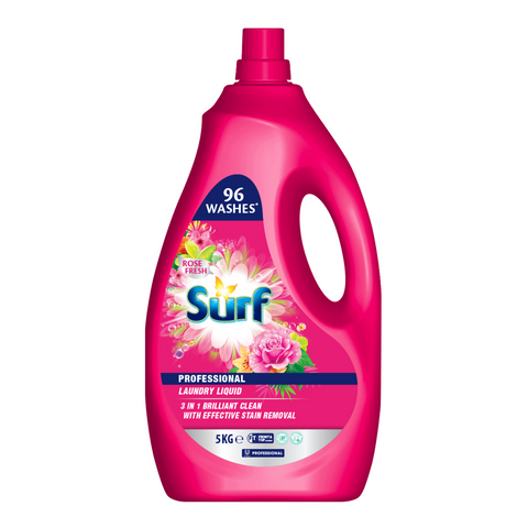 Surf 4 Rose Fresh Professional Laundry Liquid - 9L - Effective Stain Removal - SuperSaverAU - view 1