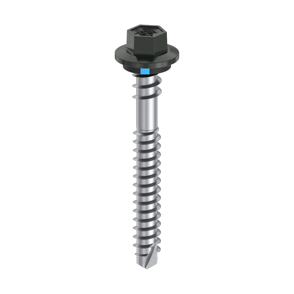 Bremick Vortex Plus Roofing Screw 6.2 x 50mm - Hex B8 Coating - Box of 100 - Watertight Connection - SuperSaverAU - view 3