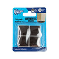 Surface Gard 25 x 25mm Brown Square Felt Floor Protectors 8 Pack