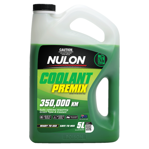 Nulon Green Coolant Premix - 5L - Anti-Boil & Anti-Freeze Protection - SuperSaverAU - view 1