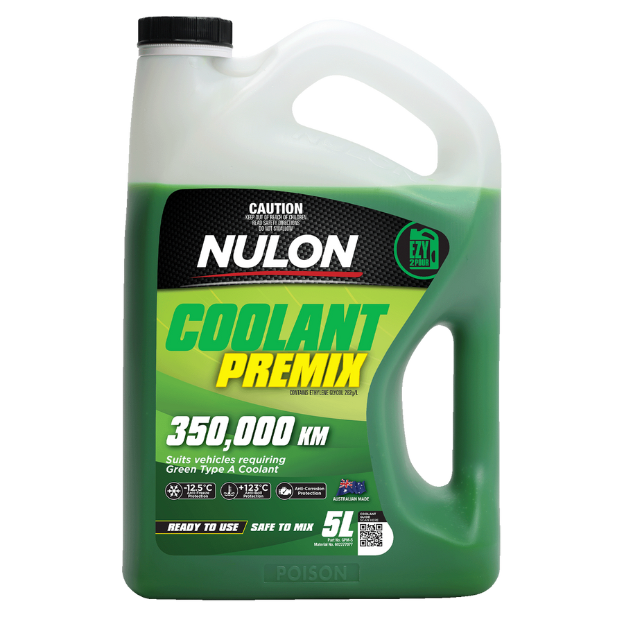 Nulon Green Coolant Premix - 5L - Anti-Boil & Anti-Freeze Protection - SuperSaverAU - view 1