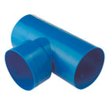 Vinidex 100mm Draincoil Tee, Blue Push-to-Connect Plastic Drainage Fitting