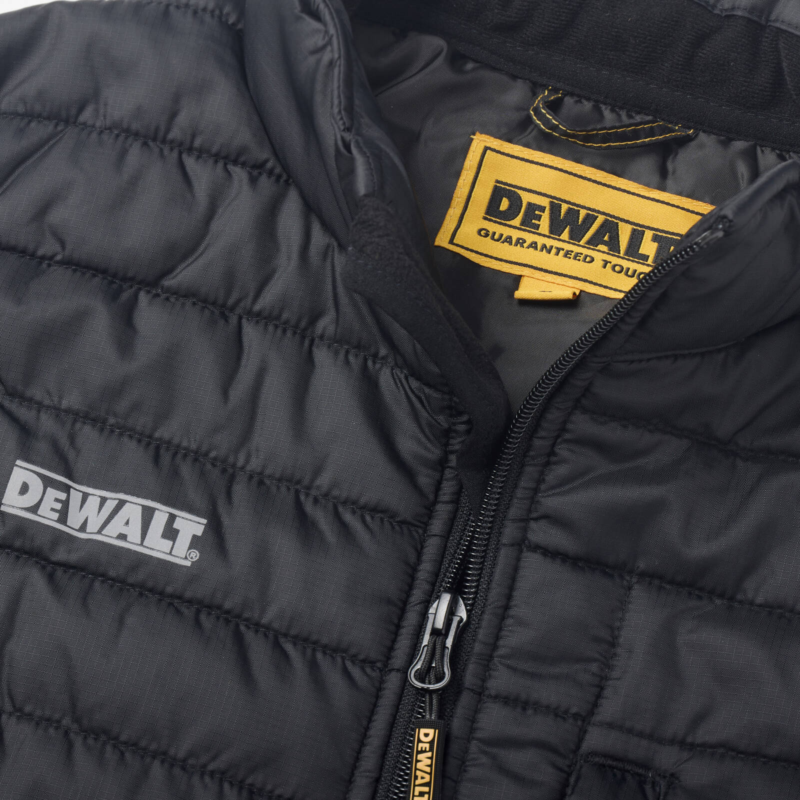 DeWALT Storm Vest Size L - Insulated Nylon, 3 Pocket, Zip