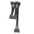 15 Pin SATA Power Splitter Cable 1 Male to 5 Female Adapter for HDD and SSD Drives - view 2