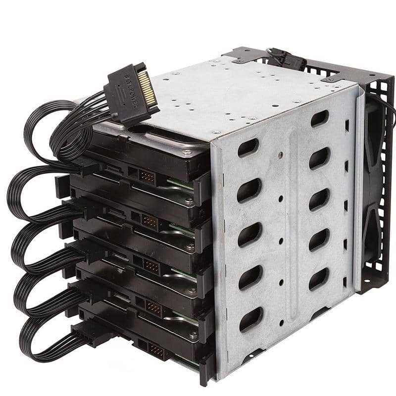 15 Pin SATA Power Splitter Cable 1 Male to 5 Female Adapter for HDD and SSD Drives - view 3