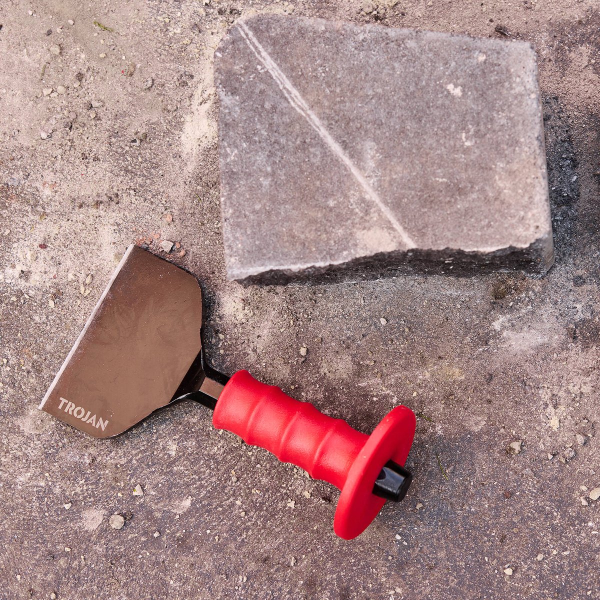 Trojan Brick Bolster - 115mm - Durable Drop Forged Steel - Ergonomic Handle - SuperSaverAU - view 5