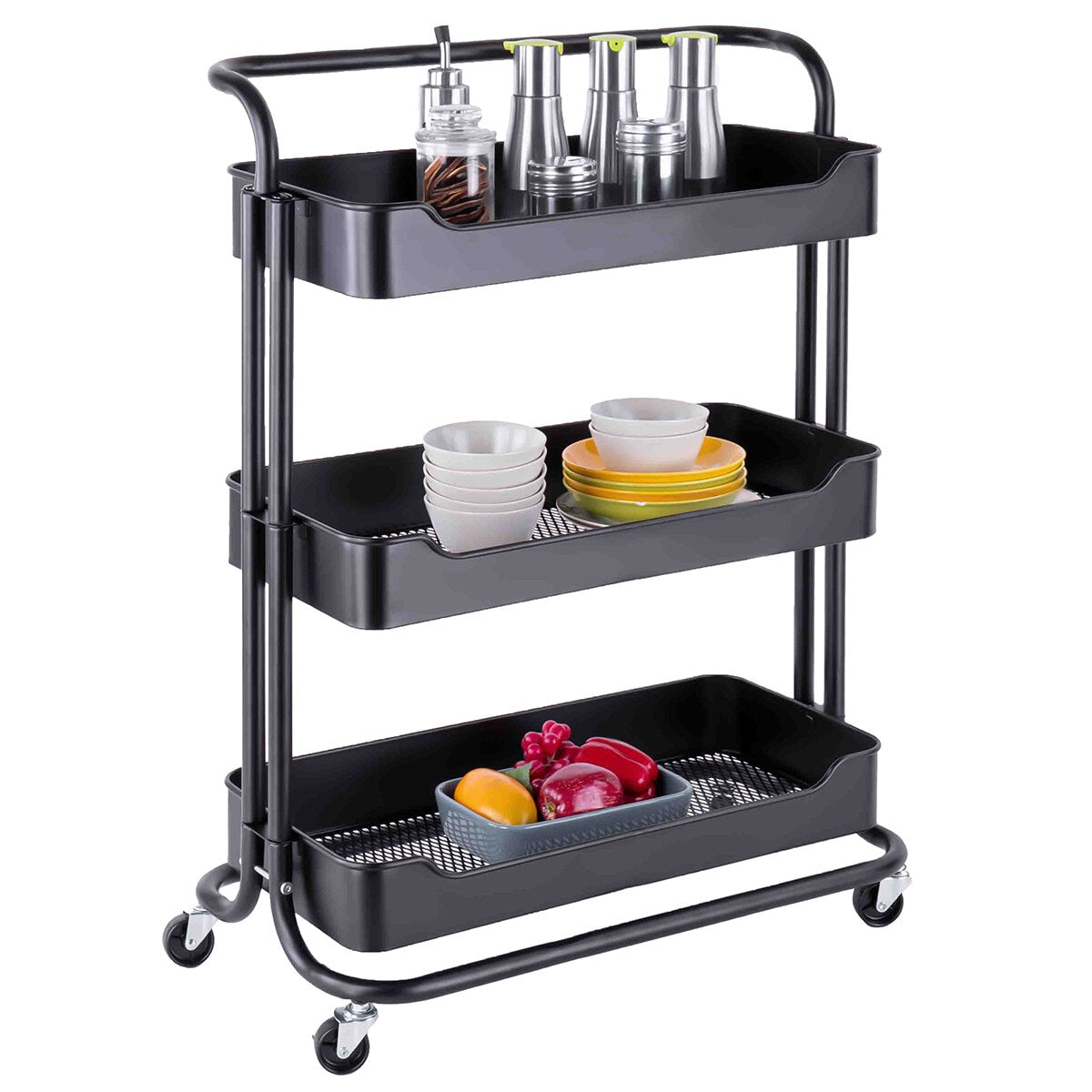 3 Tier Wide Storage Caddy - SuperSaverAU - view 1