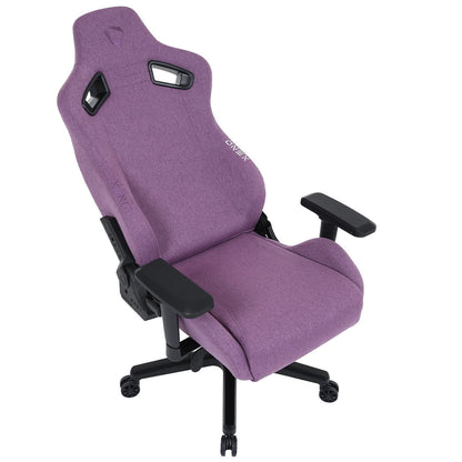 ONEX EV12 Fabric Edition Deep Purple Gaming Chair - Ergonomic Design, Lumbar Support, Adjustable Armrests