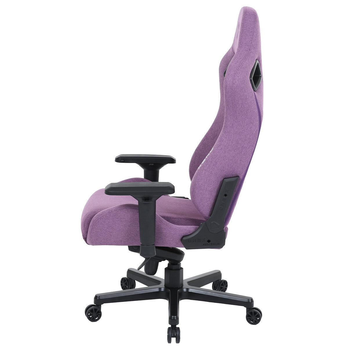 ONEX EV12 Fabric Edition Deep Purple Gaming Chair - Ergonomic Design, Lumbar Support, Adjustable Armrests - SuperSaverAU - view 8
