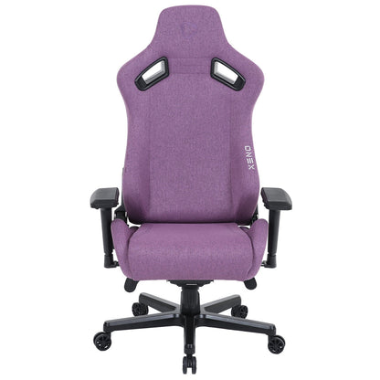 ONEX EV12 Fabric Edition Deep Purple Gaming Chair - Ergonomic Design, Lumbar Support, Adjustable Armrests