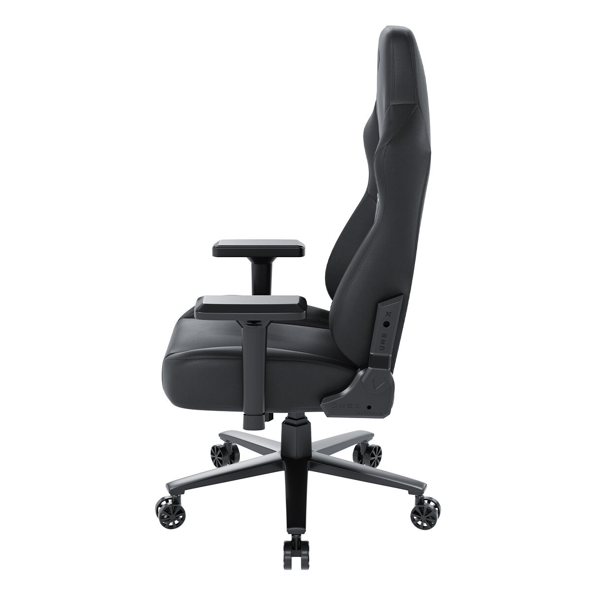 ONEX STC Elegant Leather Series Gaming Chair Black - Ergonomic Design, Lumbar Support, Adjustable Armrests - SuperSaverAU - view 7