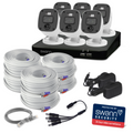 Swann 6 Camera 8 Channel 2K DVR Security System, Audio Recording, 1TB HDD SWDVK-8468062KMQB
