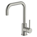 Abey Lucia lead-free square sidelever mixer tap - brushed nickel, 360 degree swivel - 3K3-BN-LF