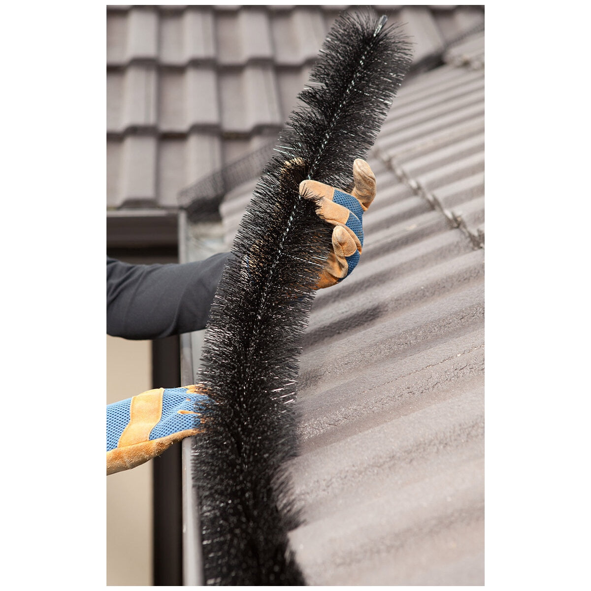 Gutter Whiskers – 6-Pack UV-Resistant Gutter Protection Guards for Leaf-Free Gutters