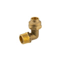Brasshards Brass Male Flared Compression Elbow 15fl x 15mi - Lead Free - 90° Jointing - SuperSaverAU - view 1