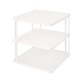 Ezystorage 3 Tier Corner Shelf - 250mm - White - Space-efficient Storage - SuperSaverAU - view 1