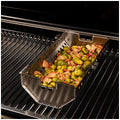 Broil King stainless steel rotisserie tumble basket - suits most rotisserie systems - hands-free - 64875