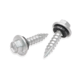 Buildex 12G x 25mm Class 3 Cladding Screws with Seal, Type 17 Hex Head - 500 Pack
