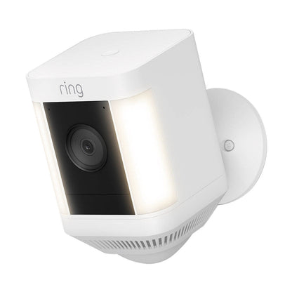 Ring Stick Up Cam Battery 3 Pack (White) + Spotlight Cam Plus Battery (White)