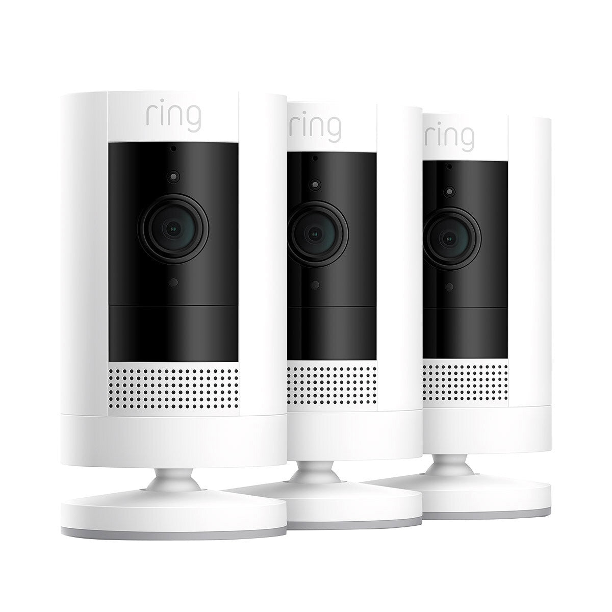 Ring Stick Up Cam Battery 3 Pack (White) + Spotlight Cam Plus Battery (White) - SuperSaverAU - view 3