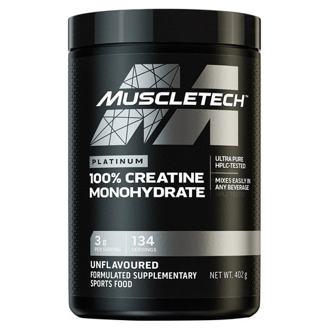 Muscletech 100% Creatine Monohydrate Unflavoured 402g - SuperSaverAU - view 1