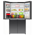 Hisense 647L French Door Fridge - Dark Stainless Steel, 4.5 Star Energy, ConnectLife - HRCD640TB