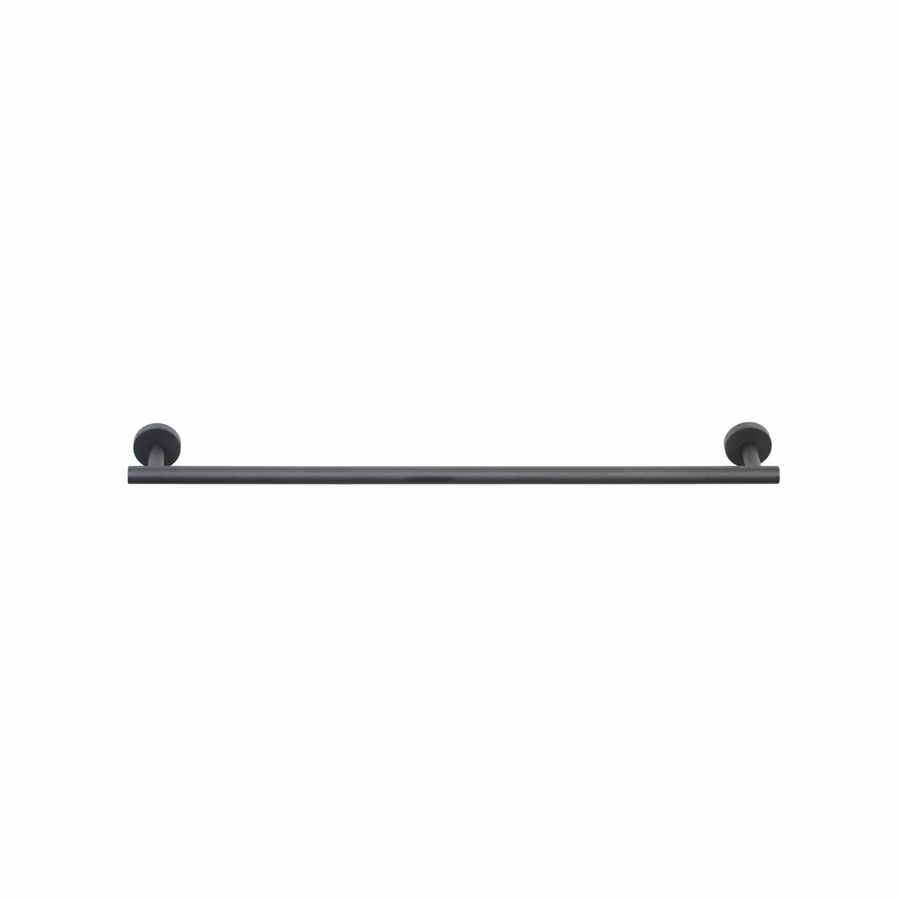 Barelli Toscana Single Towel Bar 60cm - Matte Black - Durable Stainless Steel - SuperSaverAU - view 1